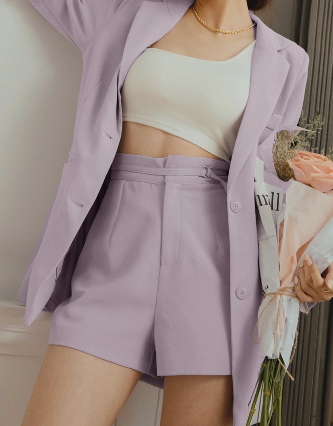 Edgy Smart Suit Short